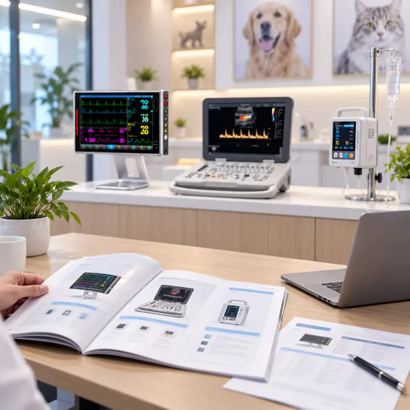 Veterinary equipment catalog and specifications