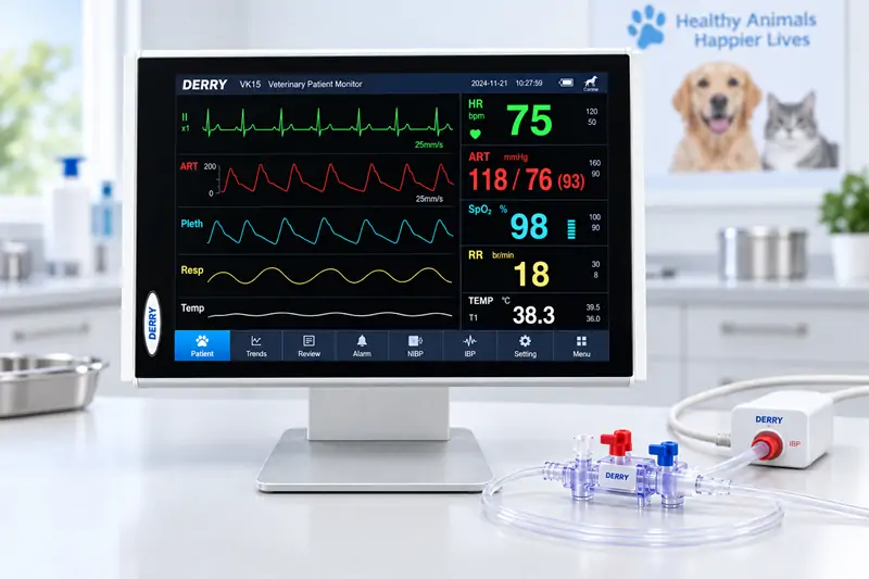 Optional invasive blood pressure monitoring